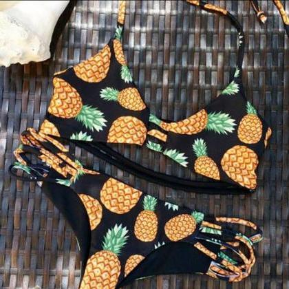 Pineapple Pattern Summer Fashion Style Lovely..