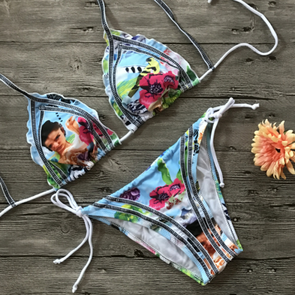 Style Floral Print Swimsuit