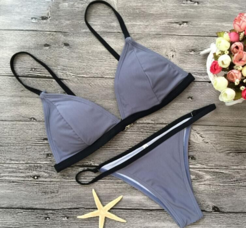 Background Gray And Black Edge Sexy Bikini on Luulla